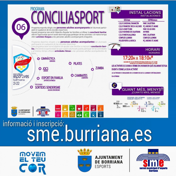 Nuevo programa del SME: Conciliaesport