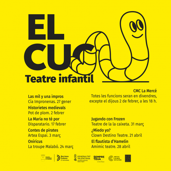 Segunda edición del festival de teatro infantil El Cuc en Burriana
