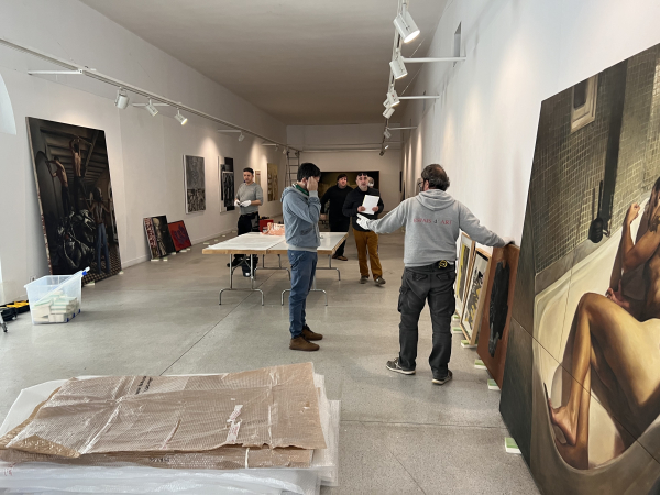 La exposición 'l'art com a denuúncia'  en  el Memorial Democràtic de Borriana
